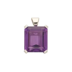Amethyst Anh&auml;nger Wei&szlig;gold 750 - Privatbesitz
