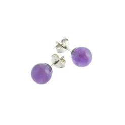 Amethyst Ohrstecker Silber 925