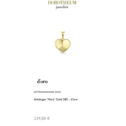 Anhänger "Herz" Gold 585