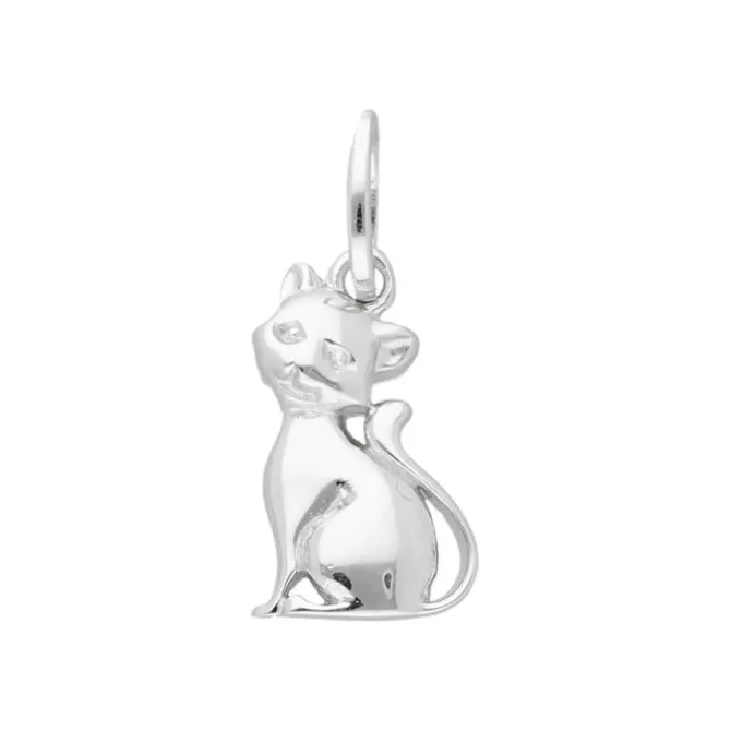 Anhänger "Katze" Silber 925