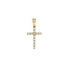 Anh&auml;nger "Kreuz" Gold 585 Zirkonia