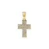 Anh&auml;nger "Kreuz" Gold 585 Zirkonia