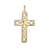 Anh&auml;nger "Kreuz" Silber 925 bicolor