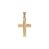Anh&auml;nger "Kreuz" Silber 925 Zirkonia vergoldet