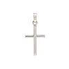 Anh&auml;nger "Kreuz" Wei&szlig;gold 585