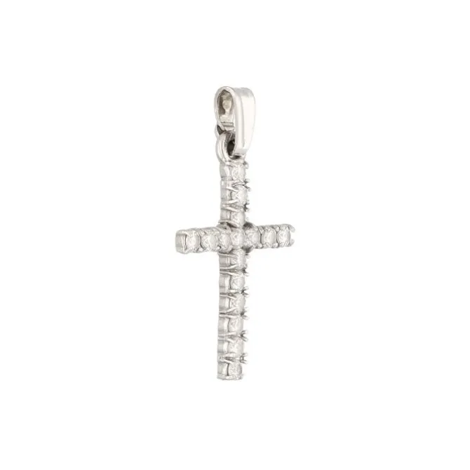 Anhänger "Kreuz" Weißgold 750 - Privatbesitz
