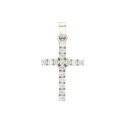 Anh&auml;nger "Kreuz" Wei&szlig;gold 750 - Privatbesitz