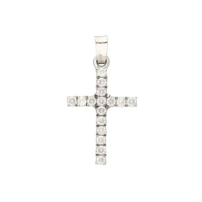 Anhänger "Kreuz" Weißgold 750 - Privatbesitz