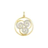 Anh&auml;nger "Luft" Gold 585 Brillanten 0,17 ct.