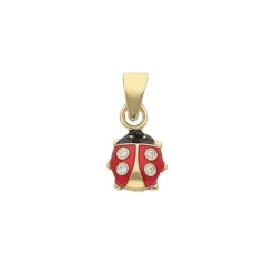 Anh&auml;nger "Marienk&auml;fer" Gold 585