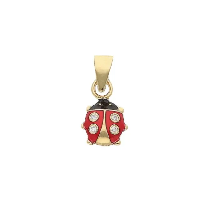 Anhänger "Marienkäfer" Gold 585