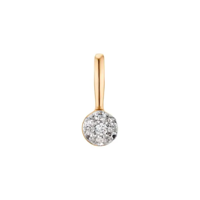 Anhänger Roségold 585 "Soft Peach" Brillanten 0,12 ct.