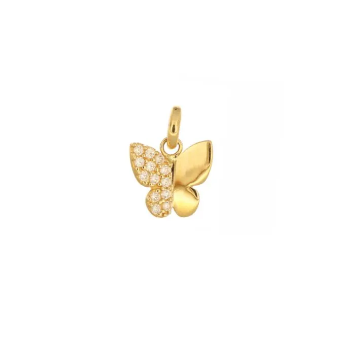 Anhänger "Schmetterling" Gold 585 Zirkonia