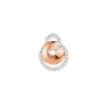 Anh&auml;nger Silber 925 bicolor Zirkonia