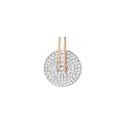Anhänger Silber 925 rosé vergoldet Zirkonia