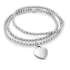 Armkette / Collier "Herz" Silber 925