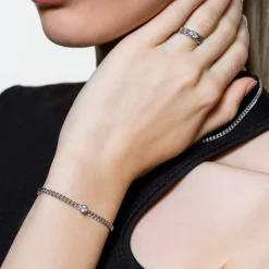 Armkette "Milano" Silber 925 Zirkonia
