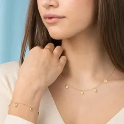 Armkette "Muschel" Gold 585