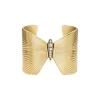 Armreif "Jewelry" Stahl gold ionenplattiert