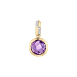 Brillant Amethyst Anhänger Gold 585