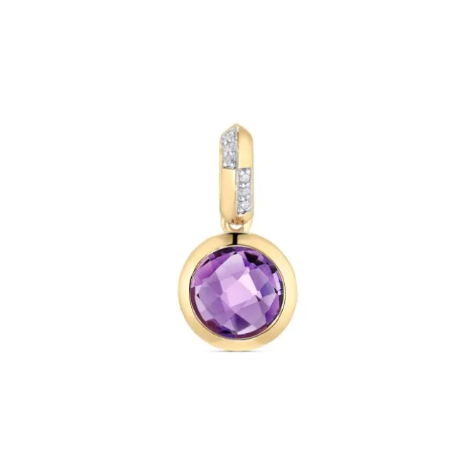 Brillant Amethyst Anhänger Gold 585