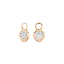 Brillant Anhänger für Creolen Roségold 585 "Soft Peach"