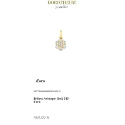 Brillant Anhänger Gold 585