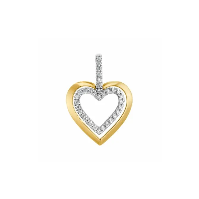 Brillant Anhänger "Herz" Gold 585