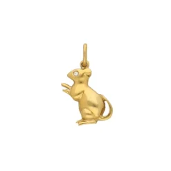 Brillant Anh&auml;nger "Maus" Gold 750 - Privatbesitz