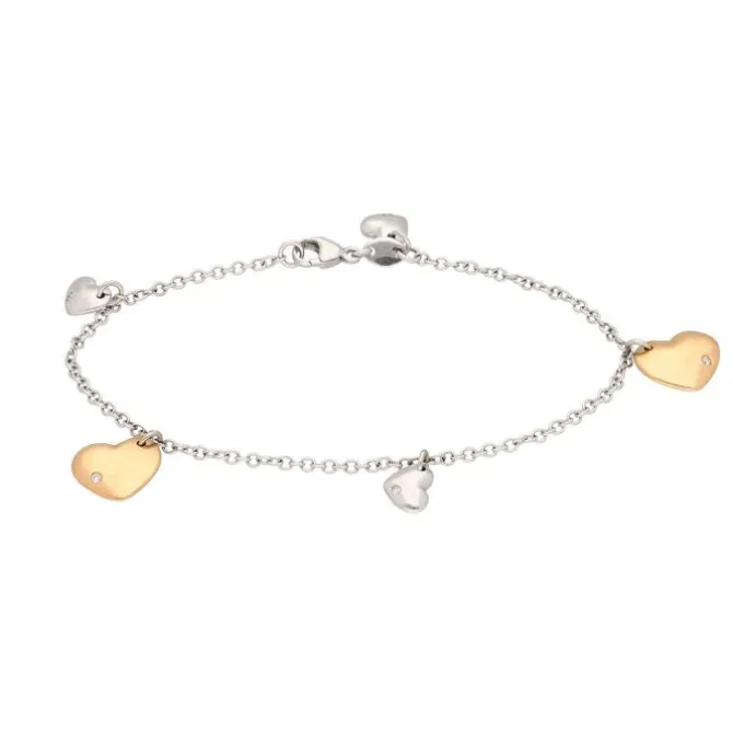 Brillant Armkette "Herzen" Roségold/Weißgold 750 - Privatbesitz
