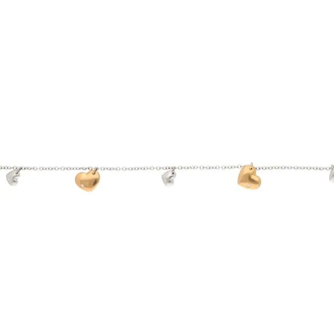 Brillant Armkette "Herzen" Roségold/Weißgold 750 - Privatbesitz