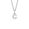 Brillant Collier "Buchstabe C" Wei&szlig;gold 585