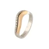 Brillant Damenring Wei&szlig;gold 585 - Gr. 57 - Privatbesitz