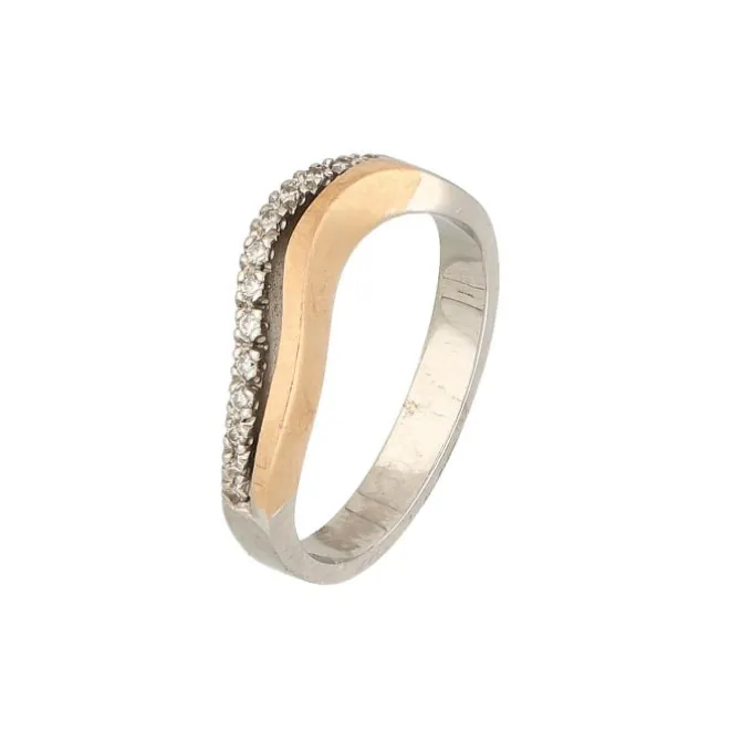 Brillant Damenring Weißgold 585 - Gr. 57 - Privatbesitz