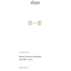 Brillant Diamant Ohrstecker Gold 585