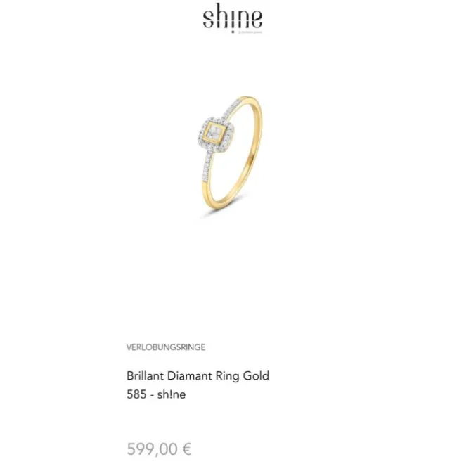 Brillant Diamant Ring Gold 585