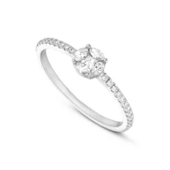 Brillant Diamant Ring Weißgold 585