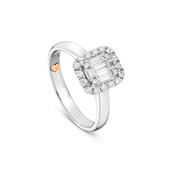 Brillant Diamant Ring Weißgold 585