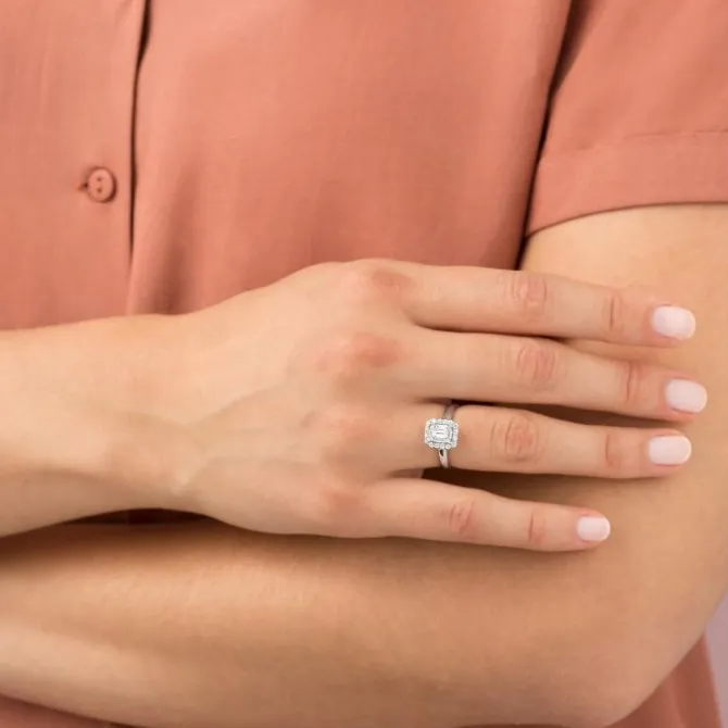 Brillant Diamant Ring Weißgold 585