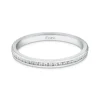 Brillant Halbmemory Ring Wei&szlig;gold 585 "Kanal" (0,18ct.)