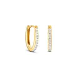 Brillant Klappcreolen Gold 585