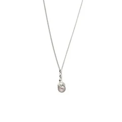 Brillant Kulturperlen Collier Wei&szlig;gold 750 - Privatbesitz