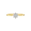 Brillant Ring Gold 585 bicolor
