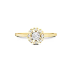 Brillant Ring Gold 585 bicolor