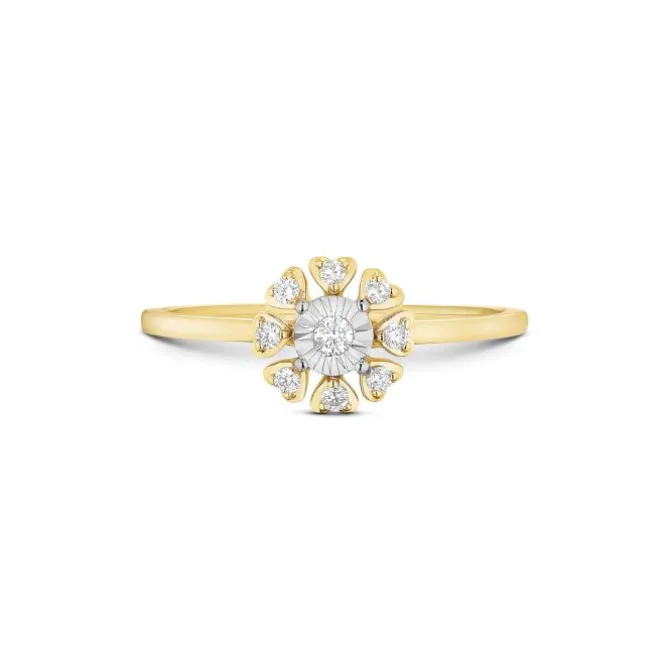 Brillant Ring Gold 585 bicolor