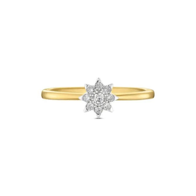 Brillant Ring Gold 585 bicolor