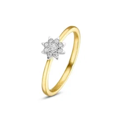 Brillant Ring Gold 585 bicolor