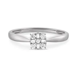 Brillant Ring Weißgold 585