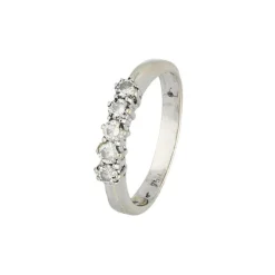 Brillant Ring Wei&szlig;gold 750 - Gr. 57 - Privatbesitz