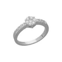 Brillant Ring Weißgold 585